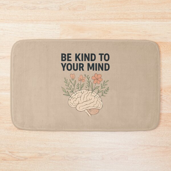 Item preview, Be Kind to Your Mind Wildflower Brain designed and sold by Noxivora.