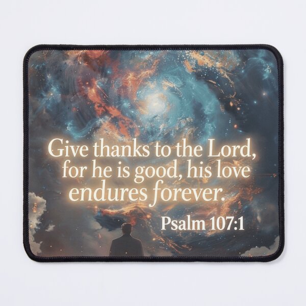 Item preview, Gamer in space Psalm 107:1 designed and sold by LeagueHeavenGG.