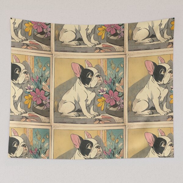 Item preview, Antique French Bulldog puppy dog designed and sold by MendaciousMina.