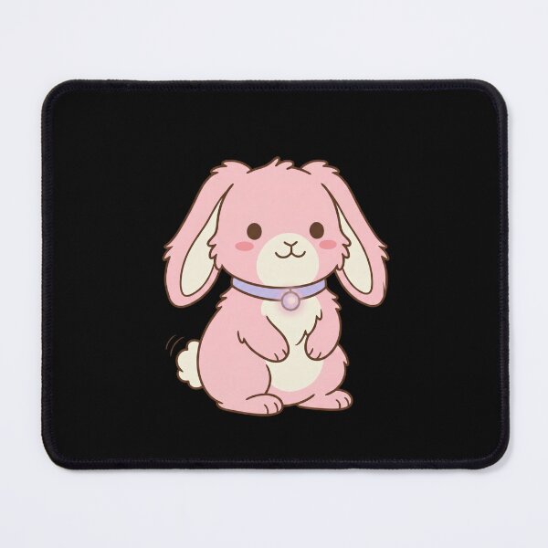 Item preview, Chibi Pink Bunny Glow Collar designed and sold by AbanoubStore.