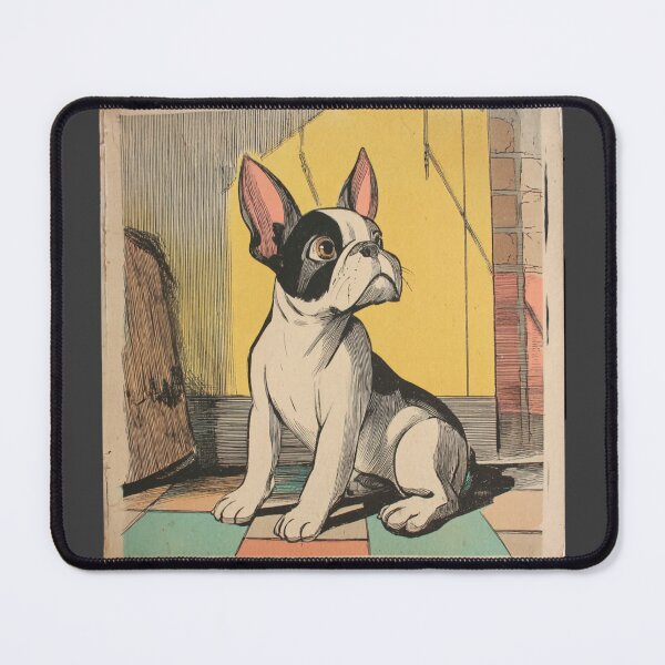 Item preview, Antique French Bulldog puppy dog designed and sold by MendaciousMina.