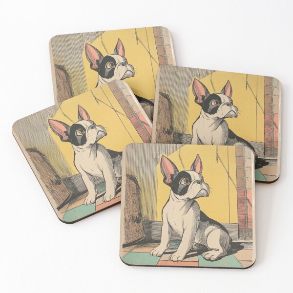 Item preview, Antique French Bulldog puppy dog designed and sold by MendaciousMina.