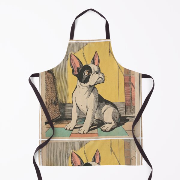Item preview, Antique French Bulldog puppy dog designed and sold by MendaciousMina.