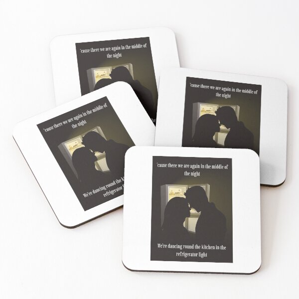 Item preview, Dancing Round The Kitchen In The Refrigerator Light Lyric Art designed and sold by Niji Hibana.