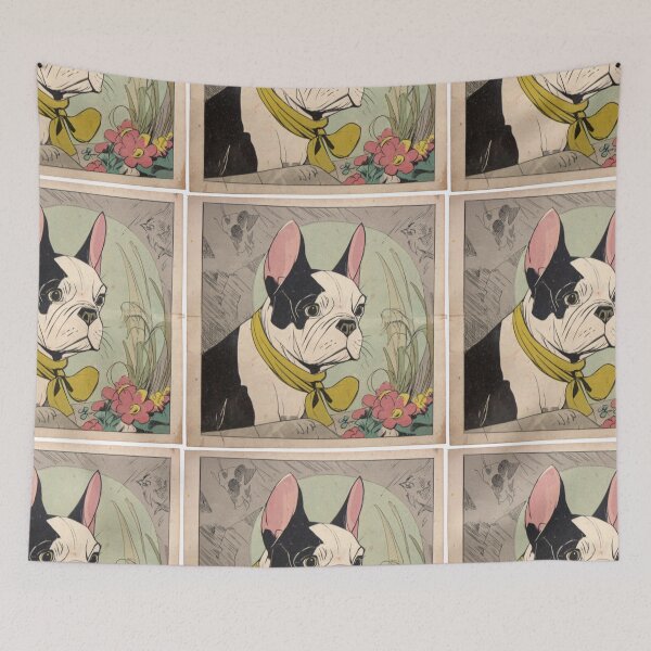Item preview, Antique French Bulldog puppy dog designed and sold by MendaciousMina.