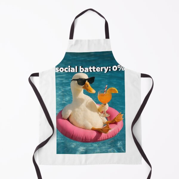 Item preview, Social Battery 0 Funny Goose Introvert Low Energy Humor T-Shirt designed and sold by gidget-gadget.