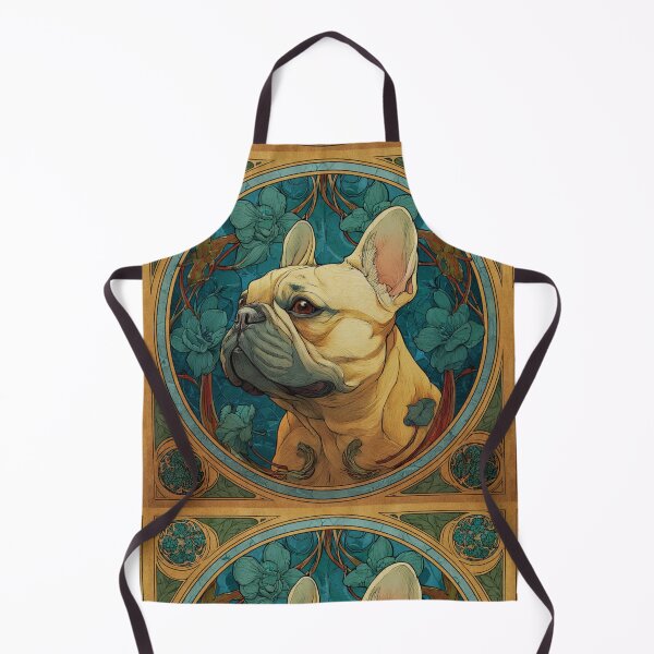 Item preview, Art nouveau French Bulldog puppy dog designed and sold by MendaciousMina.