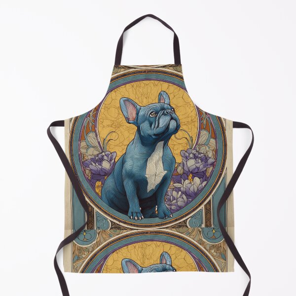 Item preview, Art nouveau French Bulldog puppy dog designed and sold by MendaciousMina.