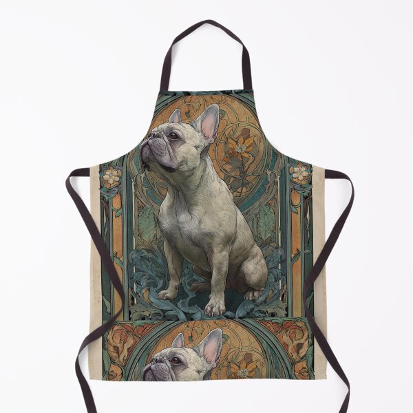 Item preview, Art nouveau French Bulldog puppy dog designed and sold by MendaciousMina.