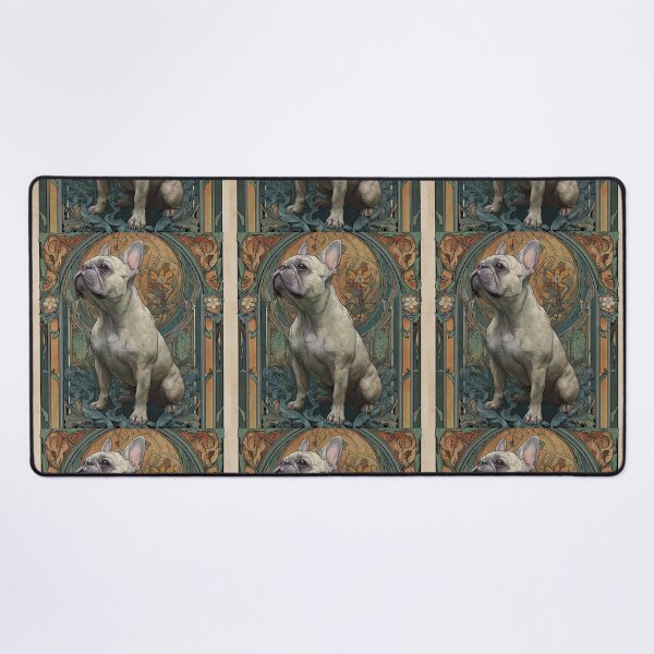 Item preview, Art nouveau French Bulldog puppy dog designed and sold by MendaciousMina.