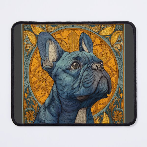Item preview, Art nouveau French Bulldog puppy dog designed and sold by MendaciousMina.