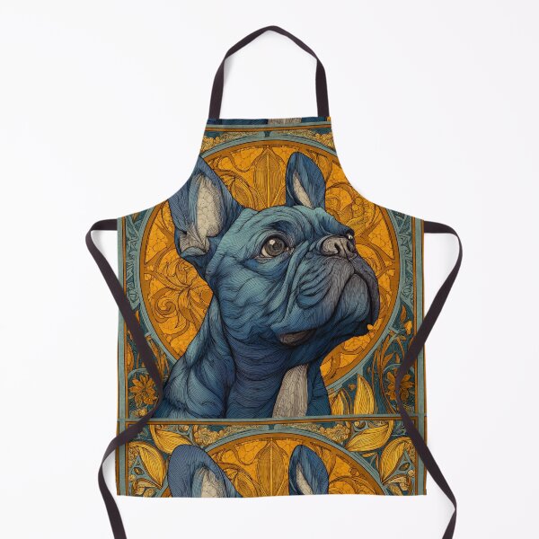 Item preview, Art nouveau French Bulldog puppy dog designed and sold by MendaciousMina.