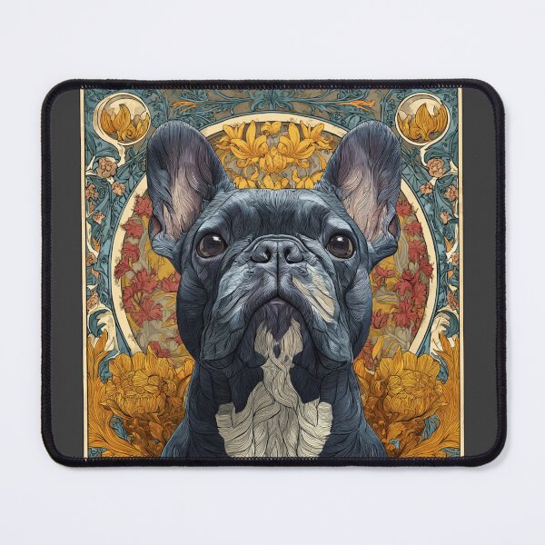Item preview, Art nouveau French Bulldog puppy dog designed and sold by MendaciousMina.