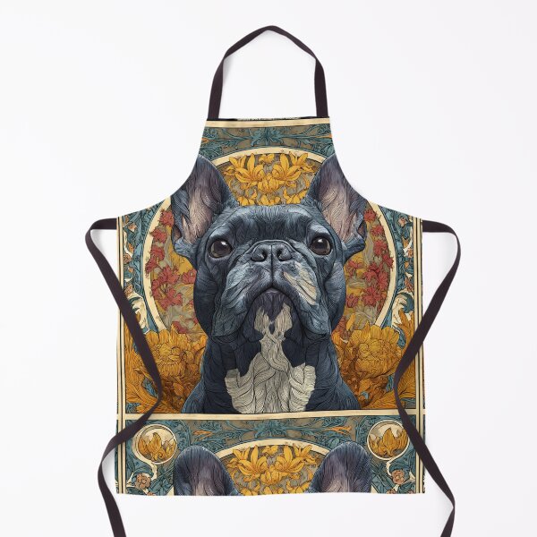 Item preview, Art nouveau French Bulldog puppy dog designed and sold by MendaciousMina.
