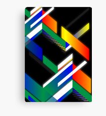 Retro square design Canvas Print