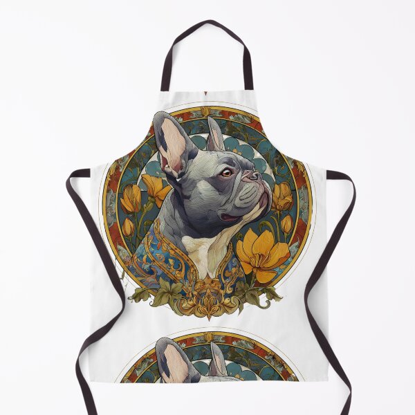 Item preview, Art nouveau French Bulldog puppy dog designed and sold by MendaciousMina.