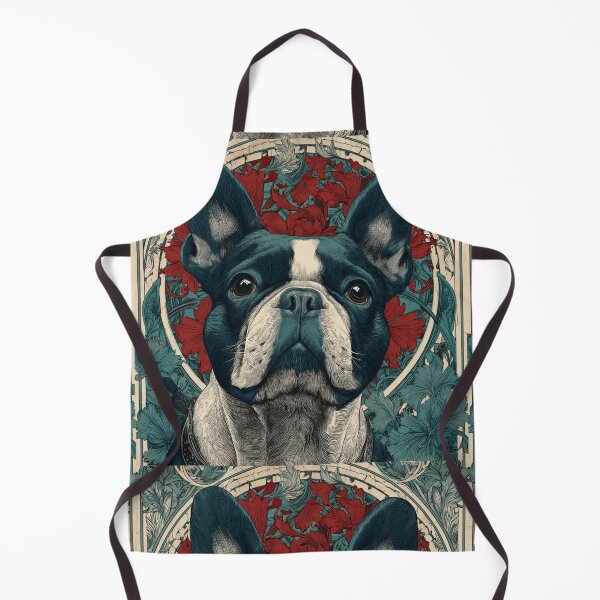 Item preview, Art nouveau French Bulldog puppy dog designed and sold by MendaciousMina.