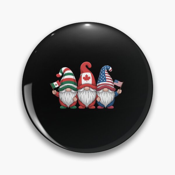 Item preview, Gnomies Canada Mexico Usa  Flag Day Gnomes designed and sold by fferomananul.