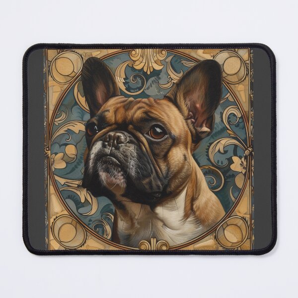 Item preview, Art nouveau French Bulldog puppy dog designed and sold by MendaciousMina.
