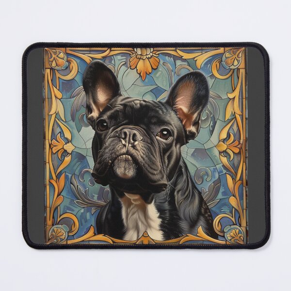 Item preview, Art nouveau French Bulldog puppy dog designed and sold by MendaciousMina.
