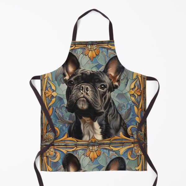 Item preview, Art nouveau French Bulldog puppy dog designed and sold by MendaciousMina.