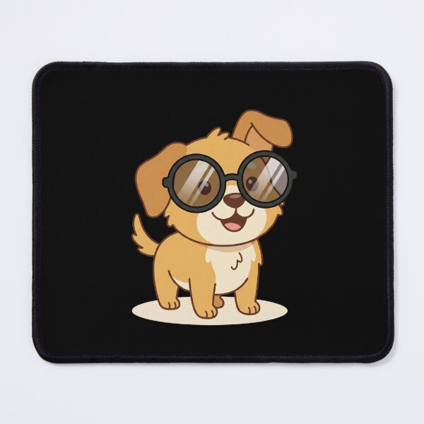 Item preview, Cool Golden Puppy Vector Smile designed and sold by AbanoubStore.
