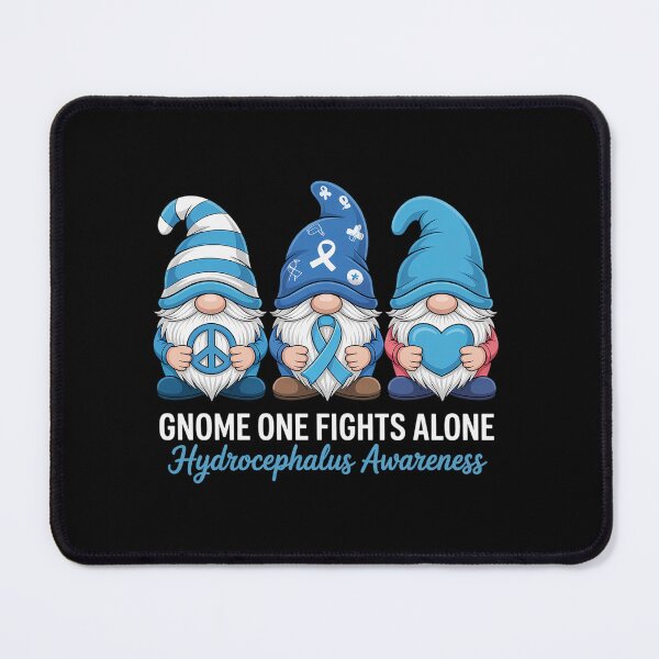 Item preview, Hydrocephalus Awareness Month Blue Ribbon Gnomies Support designed and sold by fferomananul.
