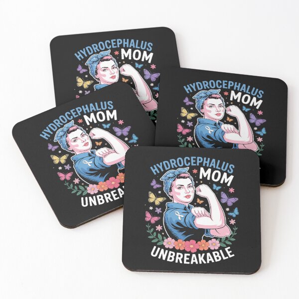 Item preview, Hydrocephalus Mom UNBREAKABLE designed and sold by fferomananul.