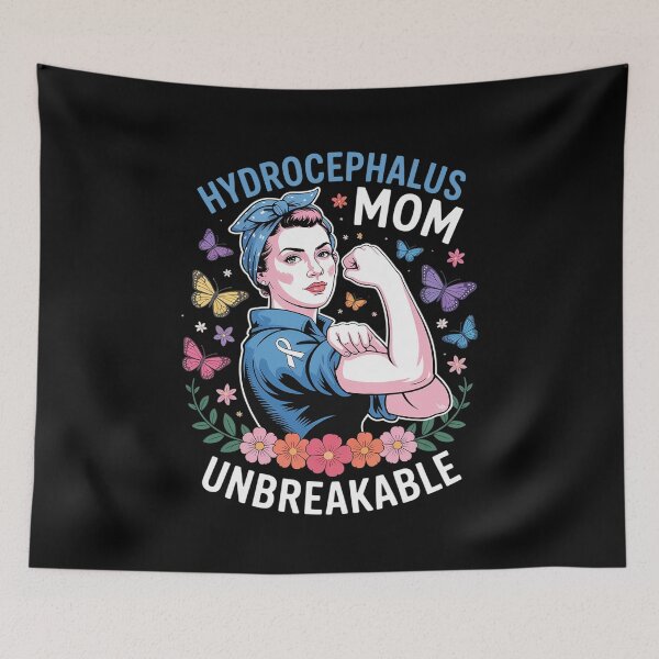 Item preview, Hydrocephalus Mom UNBREAKABLE designed and sold by fferomananul.