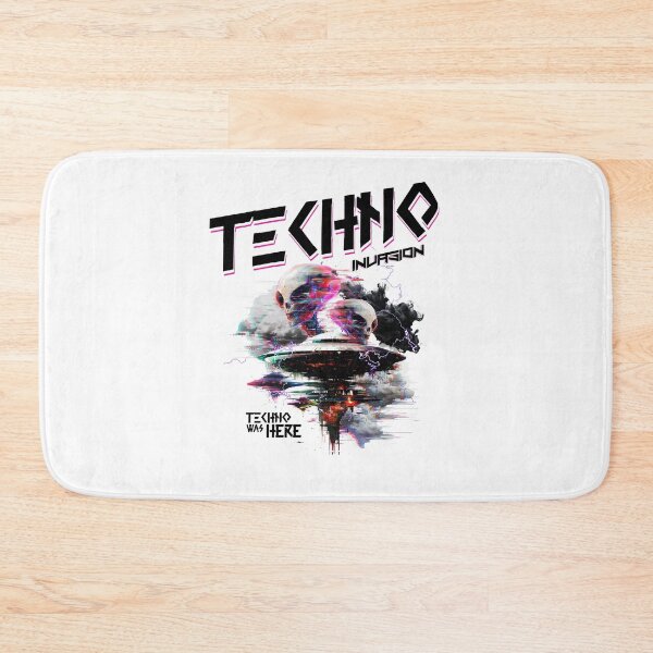 Item preview, TECHNO - Alien Nation Tech (Black)  designed and sold by Discothreadz.