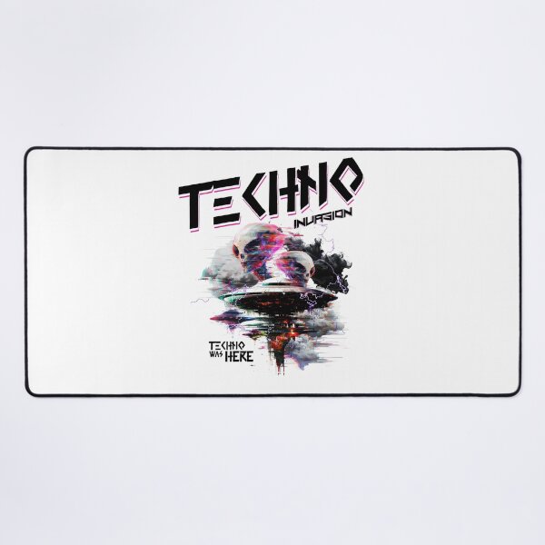 Item preview, TECHNO - Alien Nation Tech (Black) designed and sold by Discothreadz.