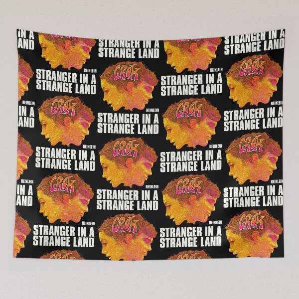Item preview, Stranger In a Strange Land - Classic Reading Sci Fi Literature designed and sold by darklordpug.