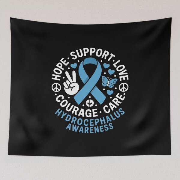 Item preview, Hydrocephalus Support Blue Ribbon Hydrocephalus Awareness designed and sold by fferomananul.