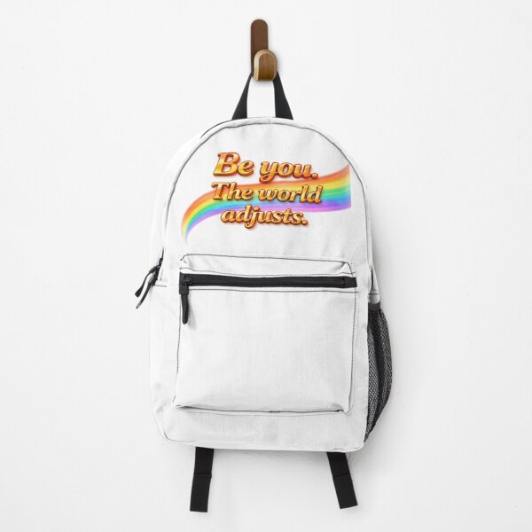 Item preview, Be You The World Adjusts – Rainbow Pride LGBTQ+ Empowerment Design for  T-Shirt, Sticker, Phone case, mug, bag, hoodies designed and sold by ArtByTripti.