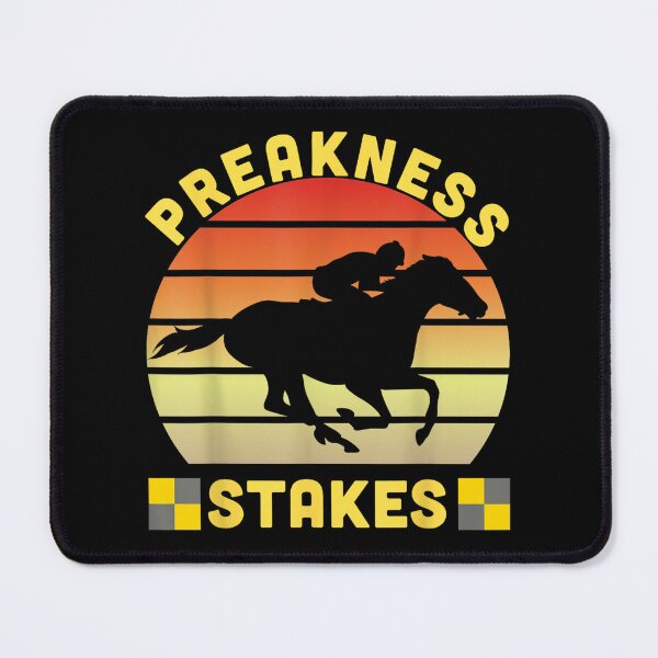 Item preview, Preakness Stakes horse racing derby vintage style  designed and sold by CAnastazyshop.