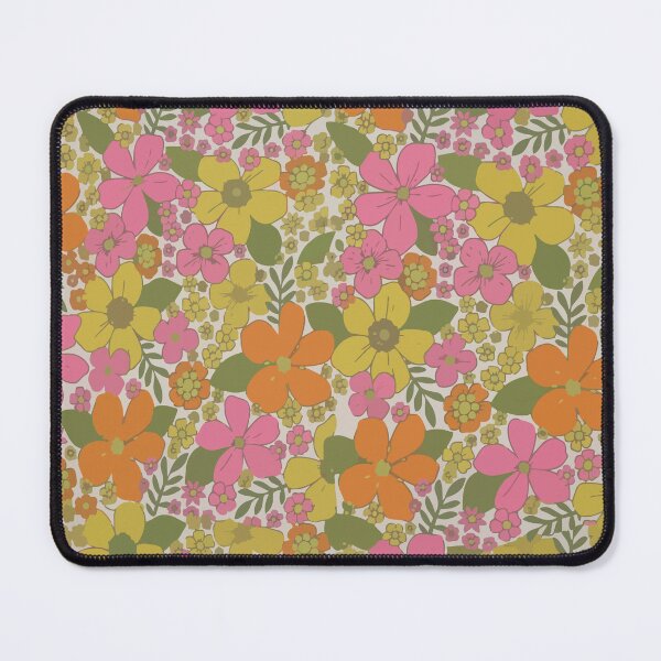 Item preview, Soft Retro 70s Floral Pattern - Cream & Mustard Vintage Daisy Art designed and sold by BestChoiceService.