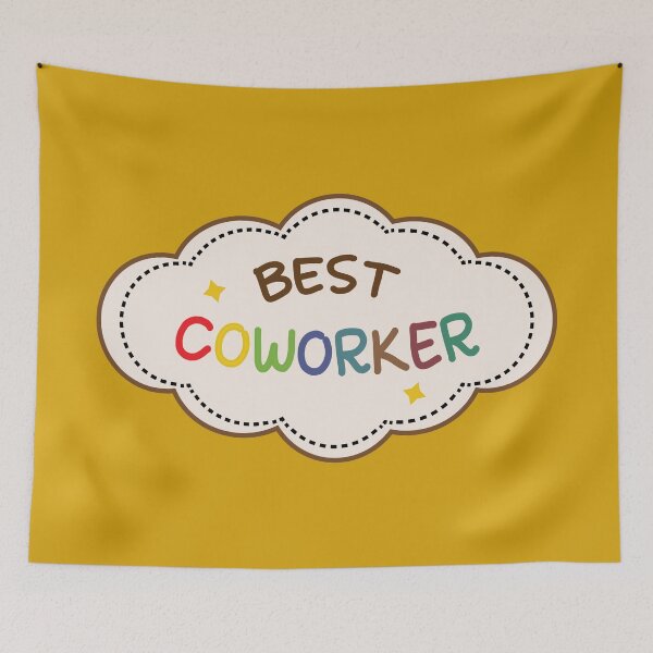 Item preview, Best coworker cute label designed and sold by fluffyfamcraft.