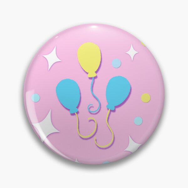 Item preview, Pink background sparkle balloons designed and sold by Confetti Creations.