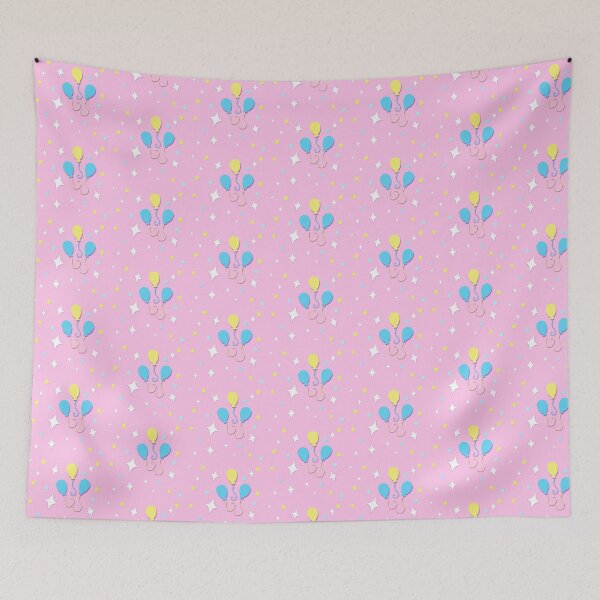 Item preview, Pink background sparkle balloons designed and sold by Confetti Creations.