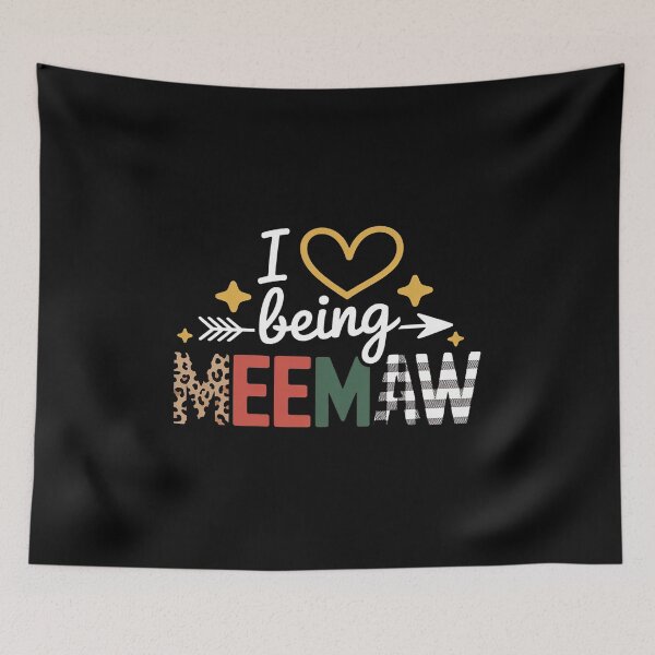 Item preview, I Love Being Meemaw Matching Family Christmas designed and sold by fferomananul.