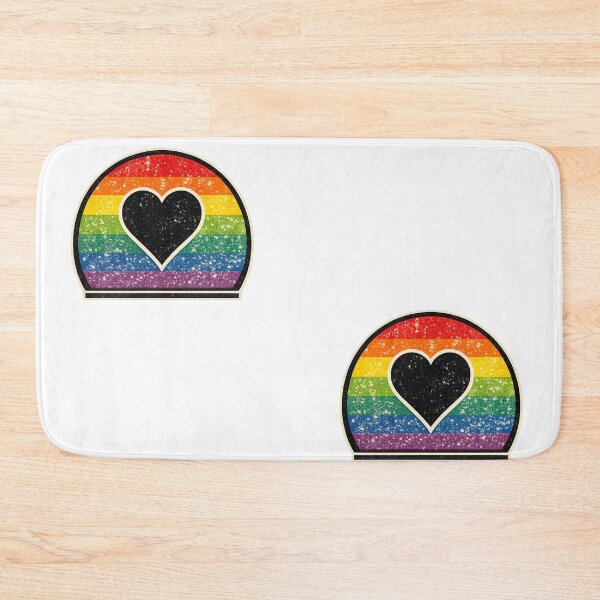 Item preview, Retro Rainbow Heart Pride – Vintage Distressed LGBTQ Love Graphic for T-Shirt, Sticker, Phone case, mug, bag, hoodies designed and sold by ArtByTripti.