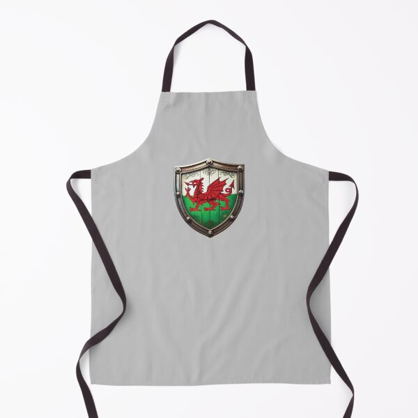 Item preview, Welsh Dragon Shield Proud Cymru Heritage Emblem designed and sold by Highlandkings.