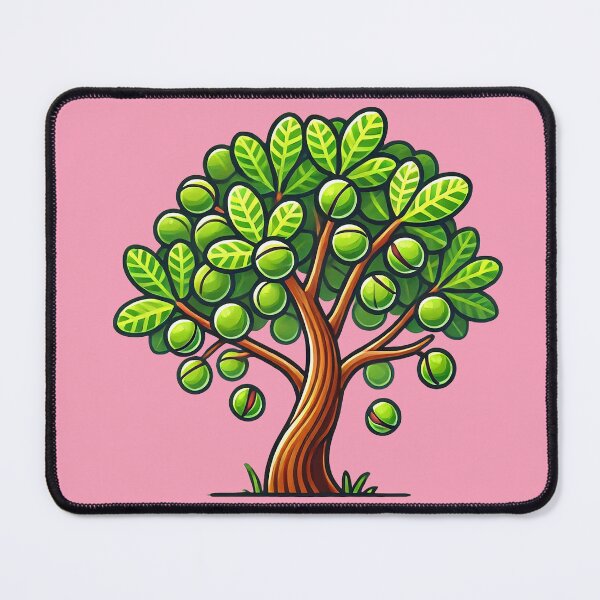 Item preview, Cute Macadamia Tree Cartoon Design designed and sold by quigeebo designs.