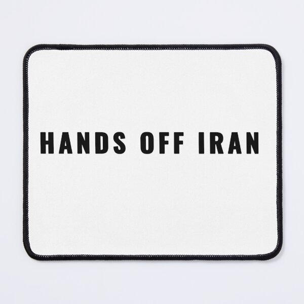 Item preview, HANDS OFF IRAN Anti War T-Shirt | Uncle Jichuan designed and sold by Uncle-Jichuan.