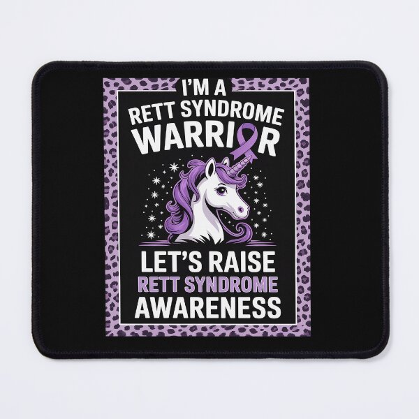Item preview, I'm A Rett Warrior Rett Syndrome Awareness Purple Unicorn designed and sold by fferomananul.