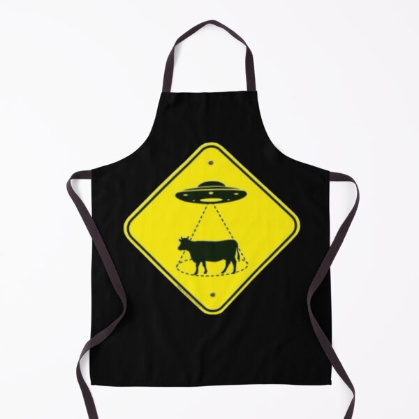 Item preview, UFO Warning Sign designed and sold by PopBubbleShop.