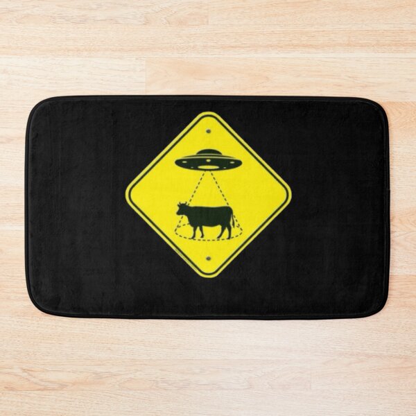 Item preview, UFO Warning Sign designed and sold by PopBubbleShop.
