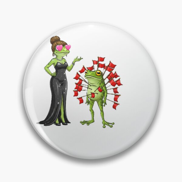Item preview, How Flawless, Perfect - Red Flag Frog Meme designed and sold by LujziWorld.