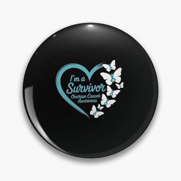 Item preview, I'm A Survivor Butterfly Graphic Teal Women's Small designed and sold by fferomananul.