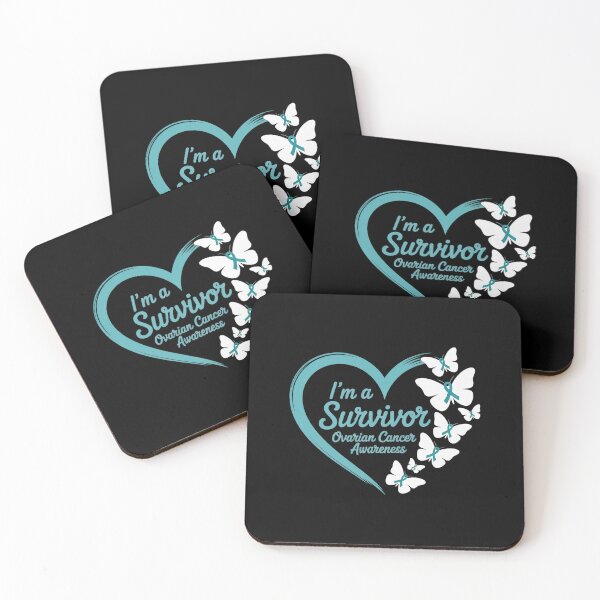 Item preview, I'm A Survivor Butterfly Graphic Teal Women's Small designed and sold by fferomananul.